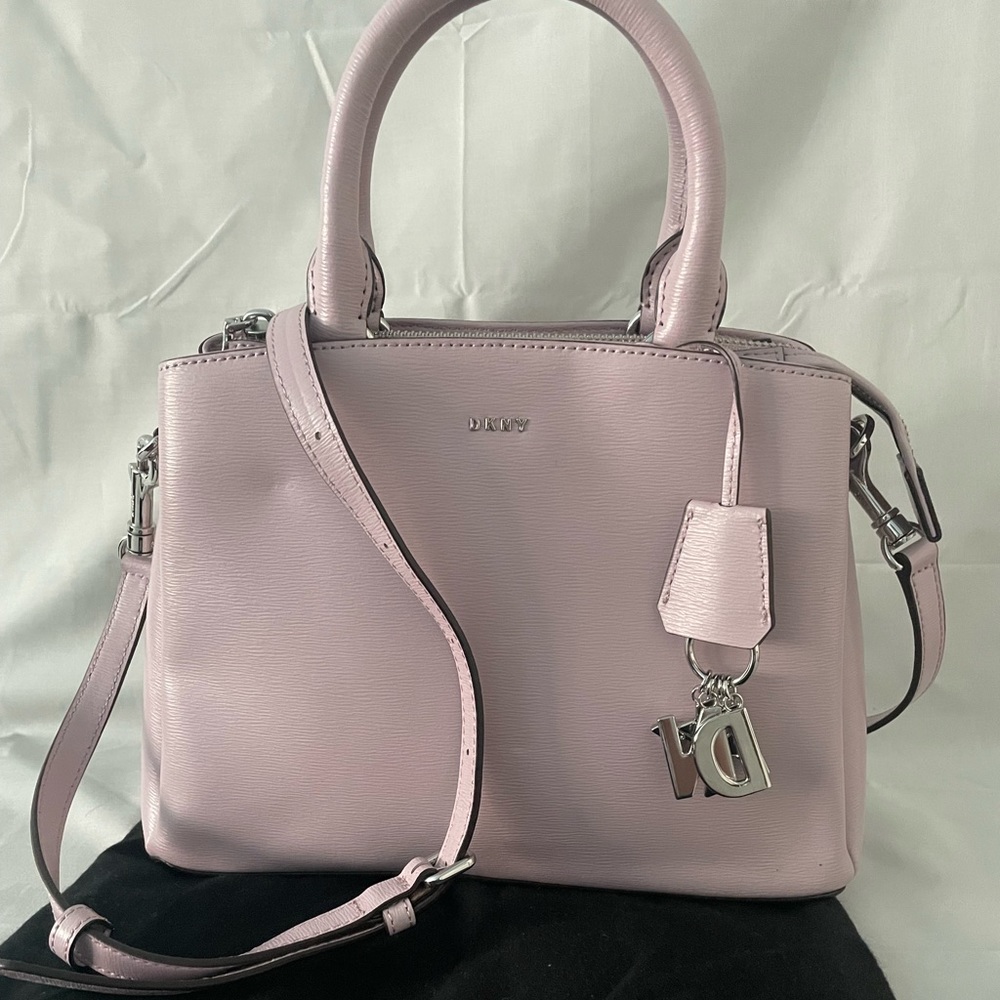 DKNY Satchel/Crossbody Bag, Lavender - Picture 4 of 13